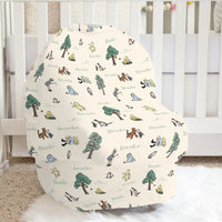 Winnie the Pooh Car Seat Cover (Boy and Girl Options)