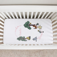 Winnie the Pooh Personalized Custom Crib Sheet  For Boy or Girl