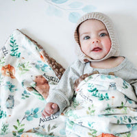 Woodland Fern Baby Deluxe Blanket